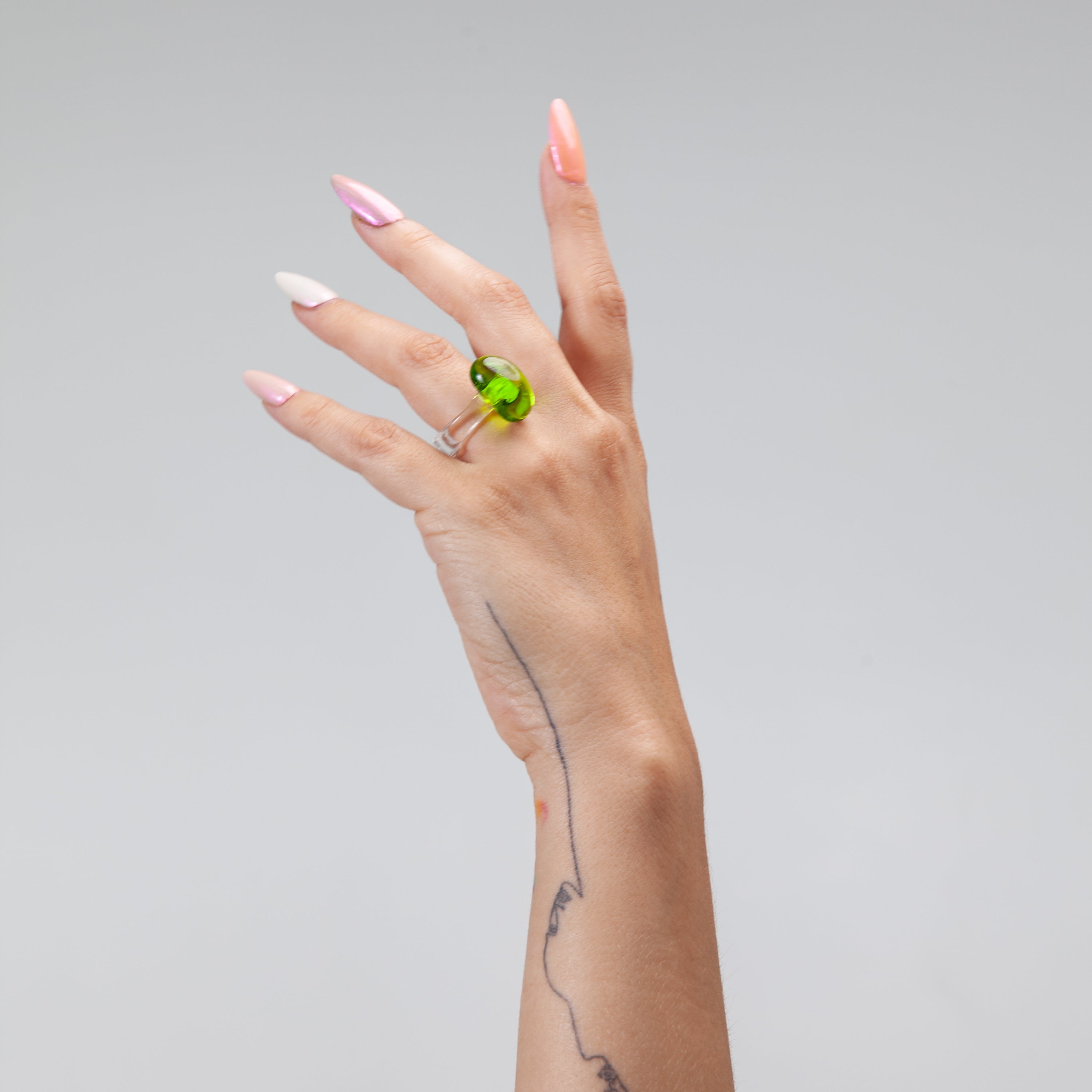 Lime Jelly Bean Ring