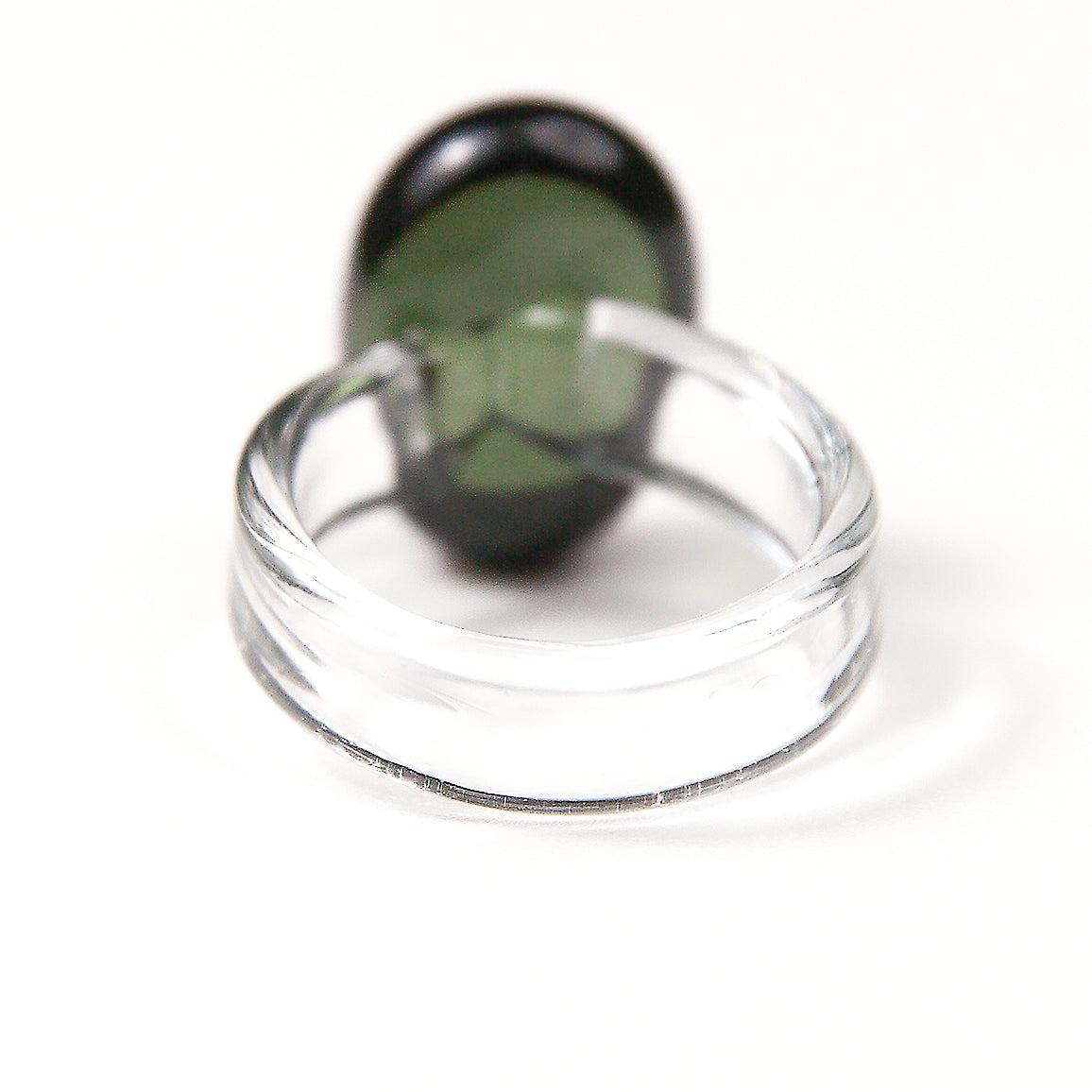 Charcoal Jelly Bean Ring