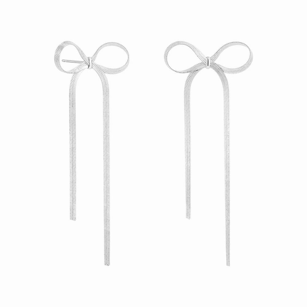 Bow Tassel Earrings