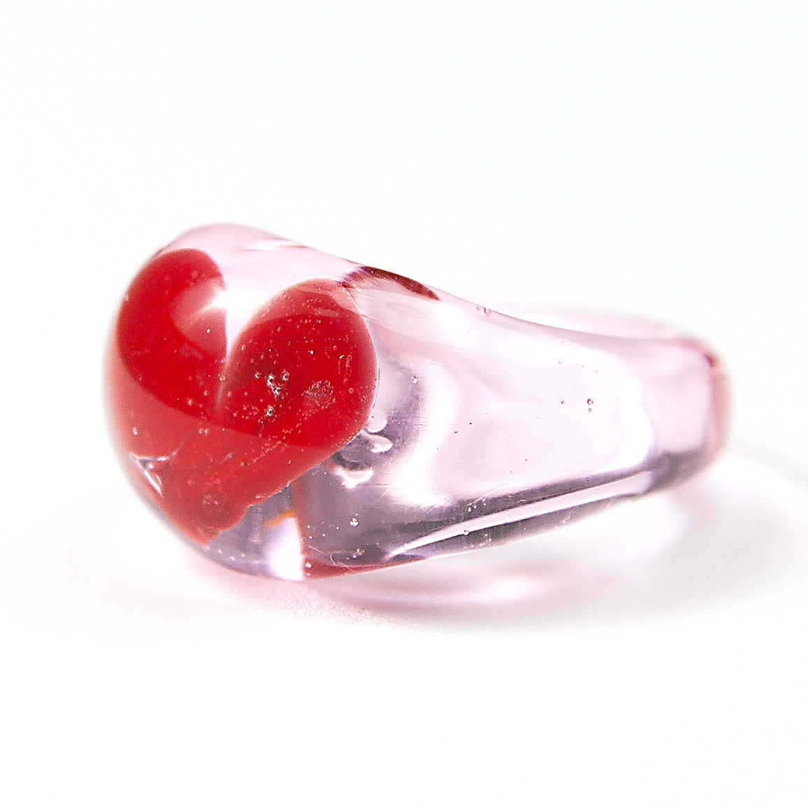 Cabochon Heart Ring