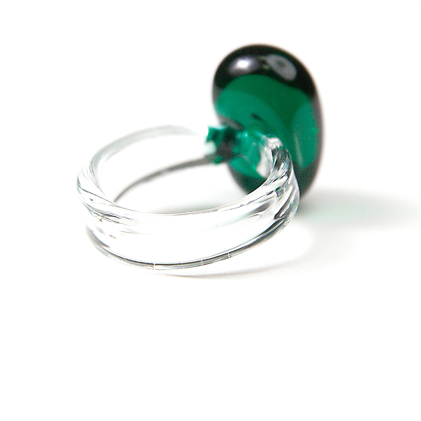 Emerald Jelly Bean Ring