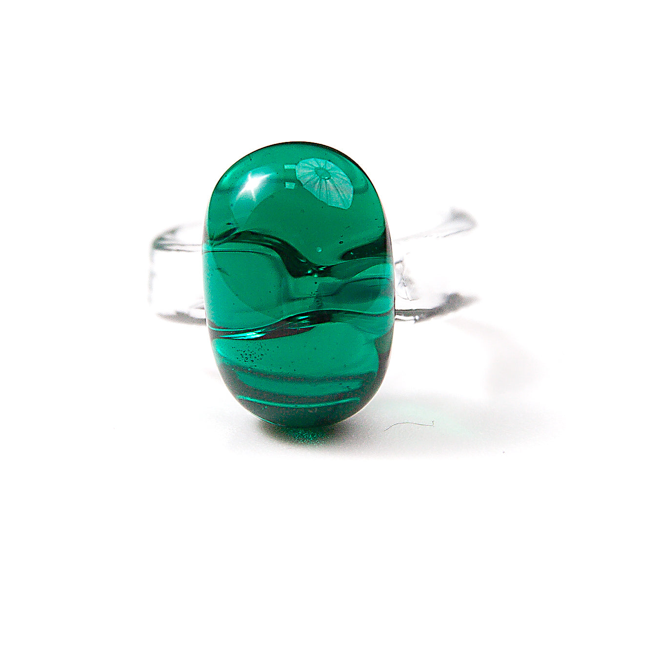 Emerald Jelly Bean Ring