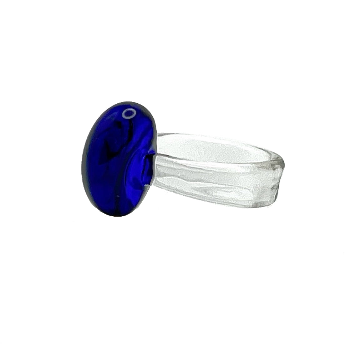 Cobalt Bean Ring