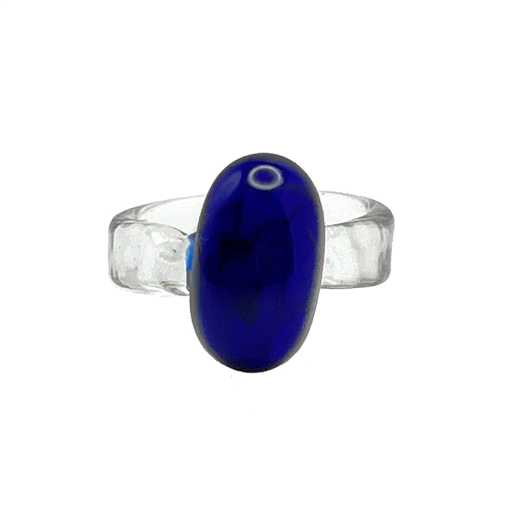 Cobalt Bean Ring
