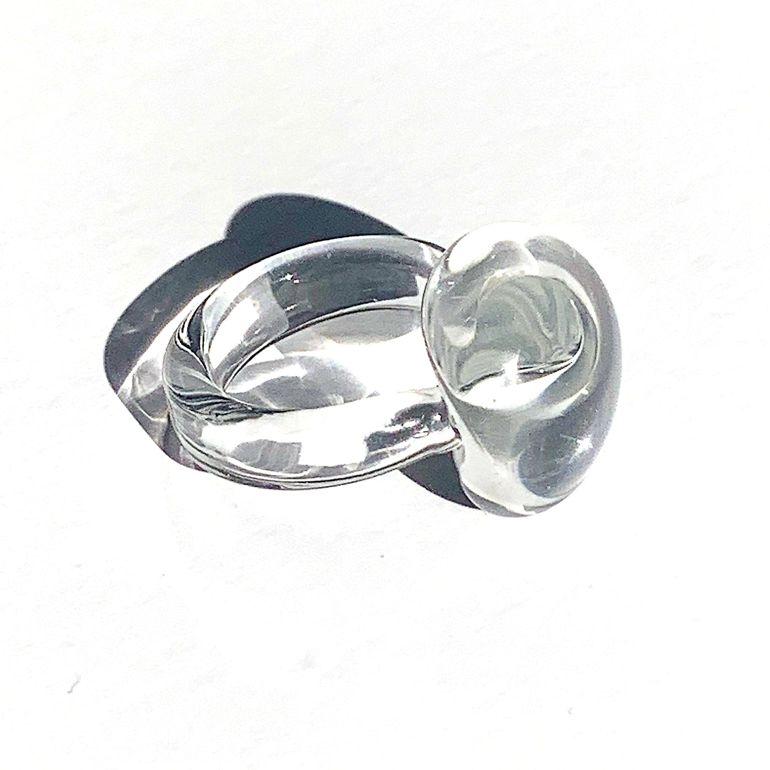 Full Transparency Jelly Bean Ring